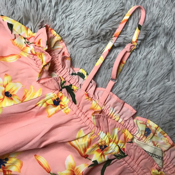 :::SALE::: Floral pink dress - Picture 6 of 6